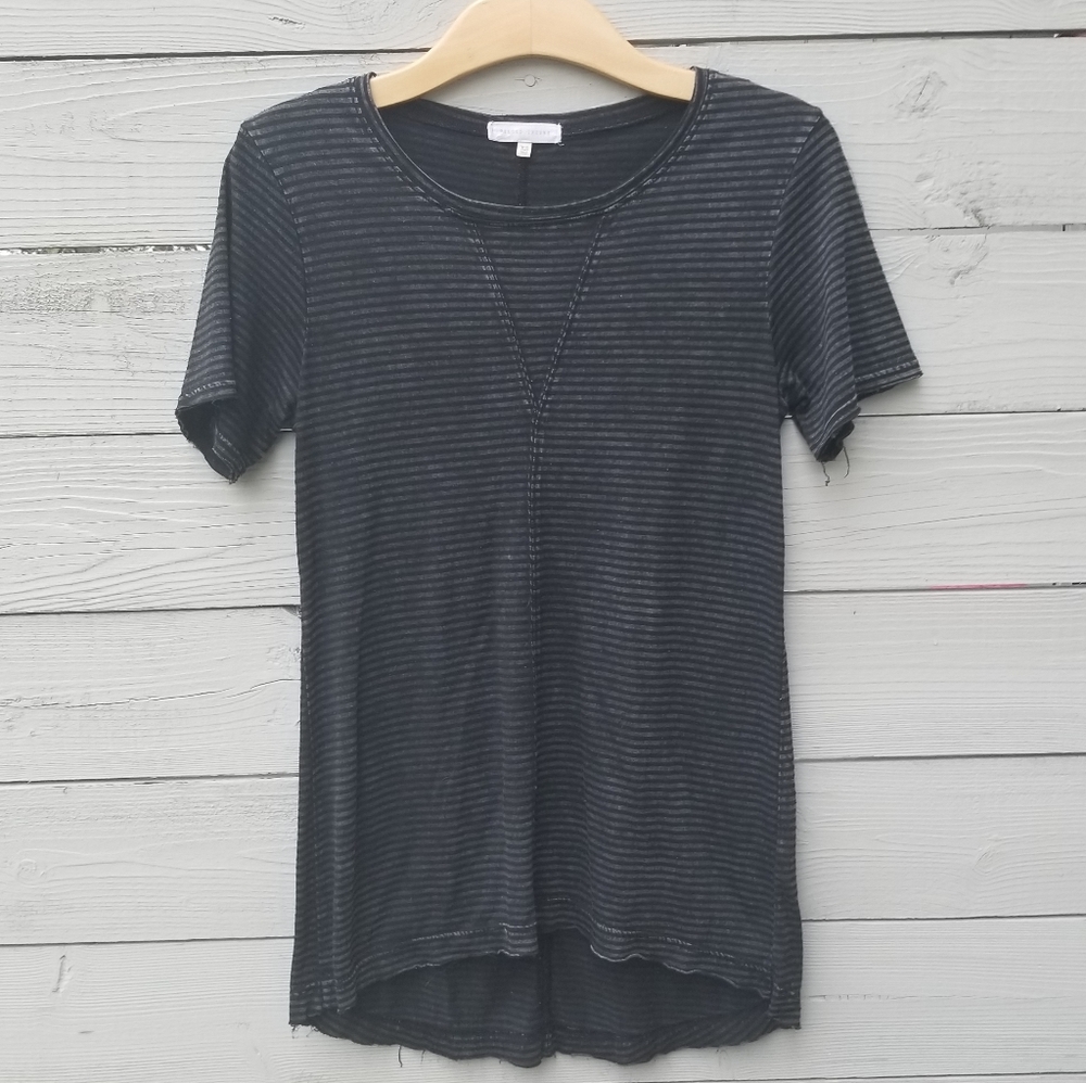 Buckle Gilded Intent Striped Tee